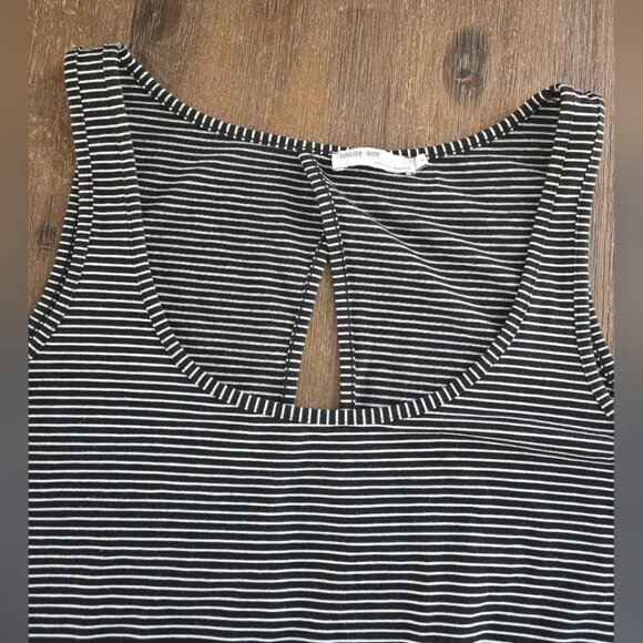 Sissy-boy striped sleeveless maxi dress size L - Picture 6 of 10